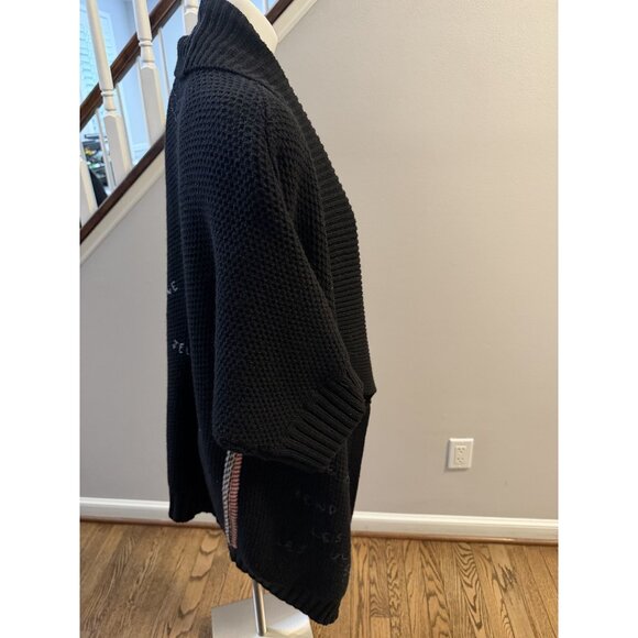 ZADIG & VOLTAIRE West Open Cashmere Cardigan In Noir XS/S - Picture 11 of 14